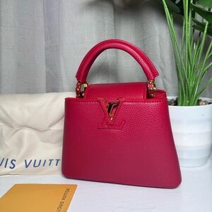 Red BB with gold hardware